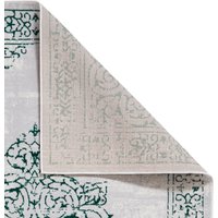 Artemis B9076A Metallic Effect Yarn Rug Green Silver