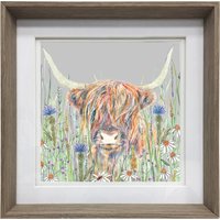Voyage Maison Alfie 47cm x 47cm Framed Wall Art Nut Silver