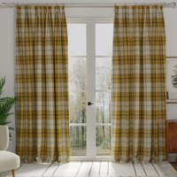 Balmoral Made to Measure Curtain Ochre
