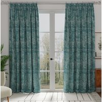 Arcadia Made to Measure Curtain Turquoise