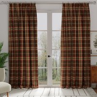 Balmoral Made to Measure Curtain Rosso