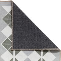 Victoria H1184 Washable Runner Grey Green