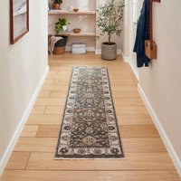 Vintage 35027 Traditional Runner 60cm x 230cm Green