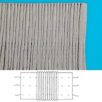 6" Curtain Tape White