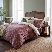 Laura Ashley Pussy Willow Duvet Cover Bedding Set Plum Purple