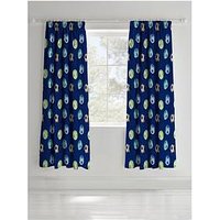 Catherine Lansfield Football Lined Curtains W168Xd183Cm(W66Xd72Inches)