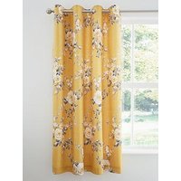 Catherine Lansfield Canterbury Lined Eyelet Curtains
