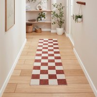 Baltimore 66618 Smooth Pile Runner 60cm x 230cm Rug Plum