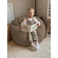 Rucomfy Slouchbag Kids Bean Bag - Teddy Fleece - Taupe