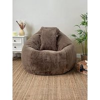 Rucomfy Faux Fur Hygge Adult Beanbag
