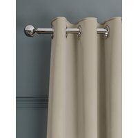 M&S Velvet Eyelet Ultra Thermal Curtains Champagne
