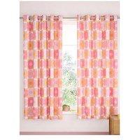 Catherine Lansfield Retro Daisy Reversible Eyelet Curtains